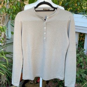Loro Piana evening sweater.